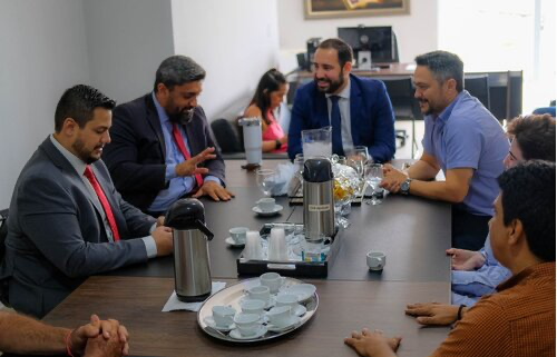 Presidente da Câmara de Araguaína visita OAB para fortalecer parcerias institucionais