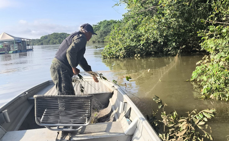 Operação Piracema apreende 1,8 mil metros de redes de pesca no Tocantins