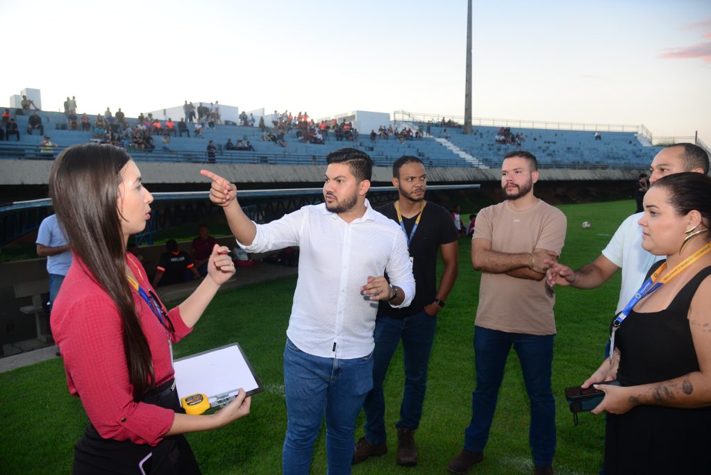 Governo do Tocantins realiza vistorias técnicas no estádio Nilton Santos