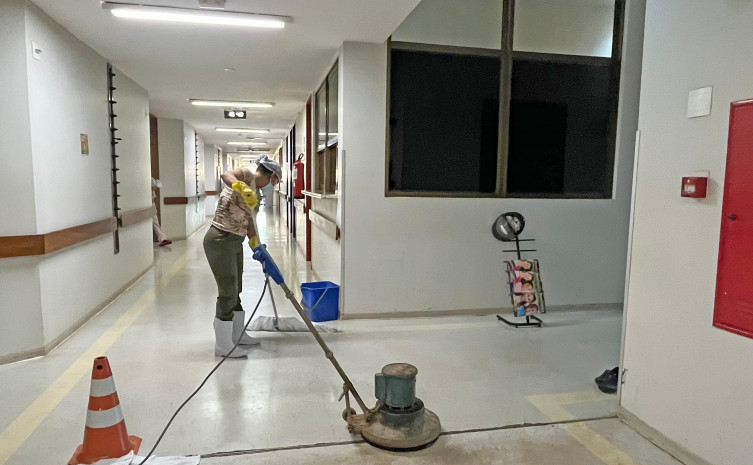 Governo do Tocantins intensifica ações de higienização do Hospital Geral de Palmas