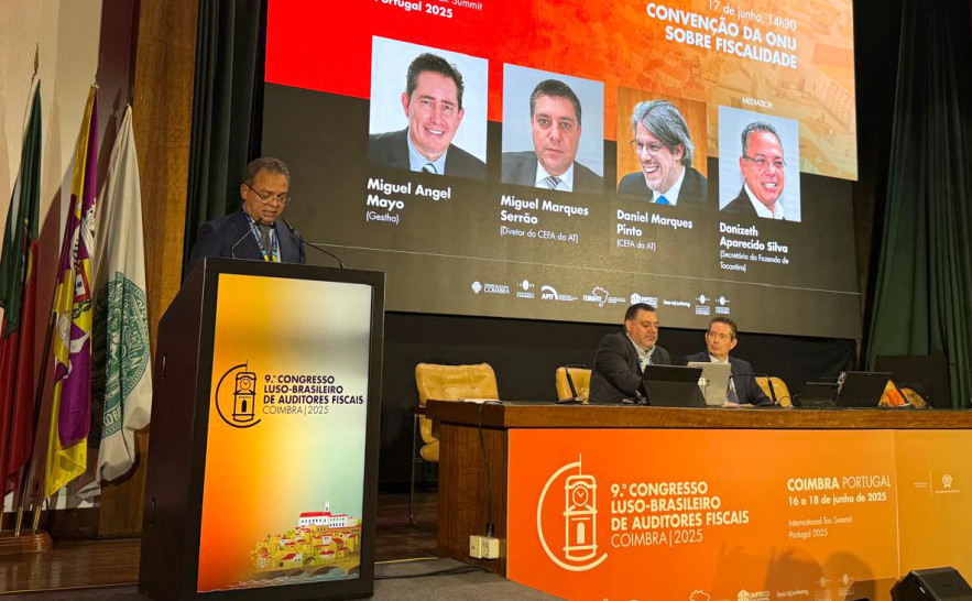 Em Portugal, secretário da Fazenda representa o Tocantins como mediador de painel da ONU sobre fiscalidade