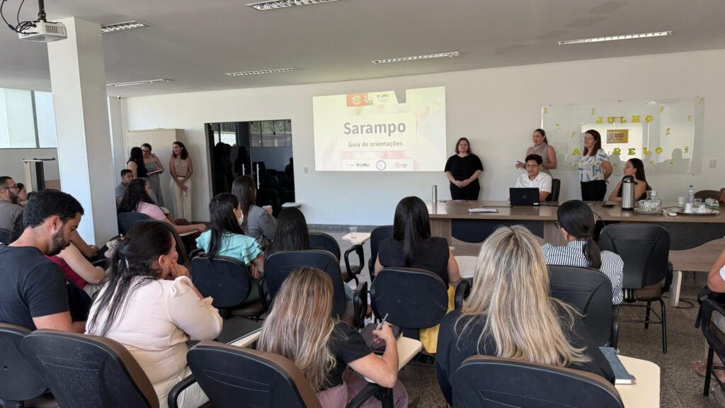 Prefeitura de Palmas realiza capacitações para profissionais da saúde com foco no sarampo